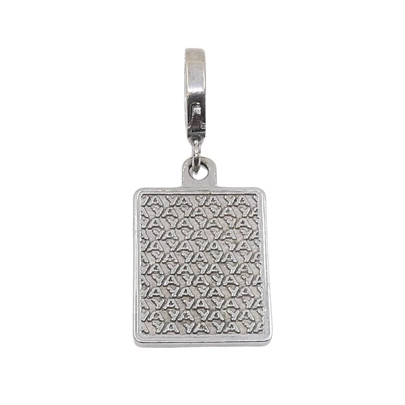 Vintage 12k Gold Domino Six Charm Pavé Diamond Bail - 6