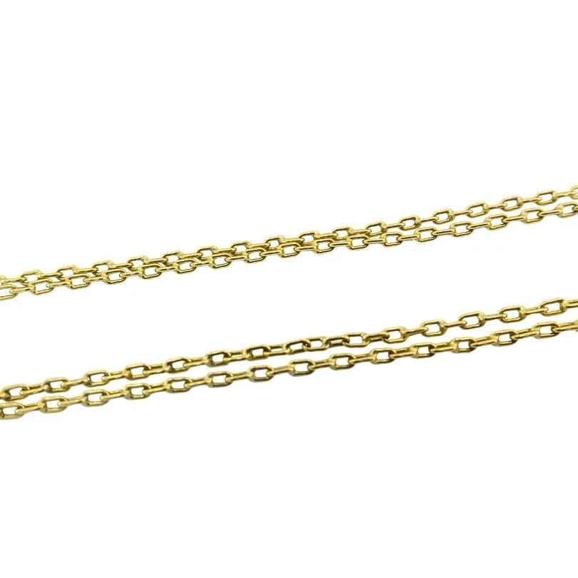 Vintage 1928 18k Gold Argentine Automobile Pendant 14k Chain Necklace - 7