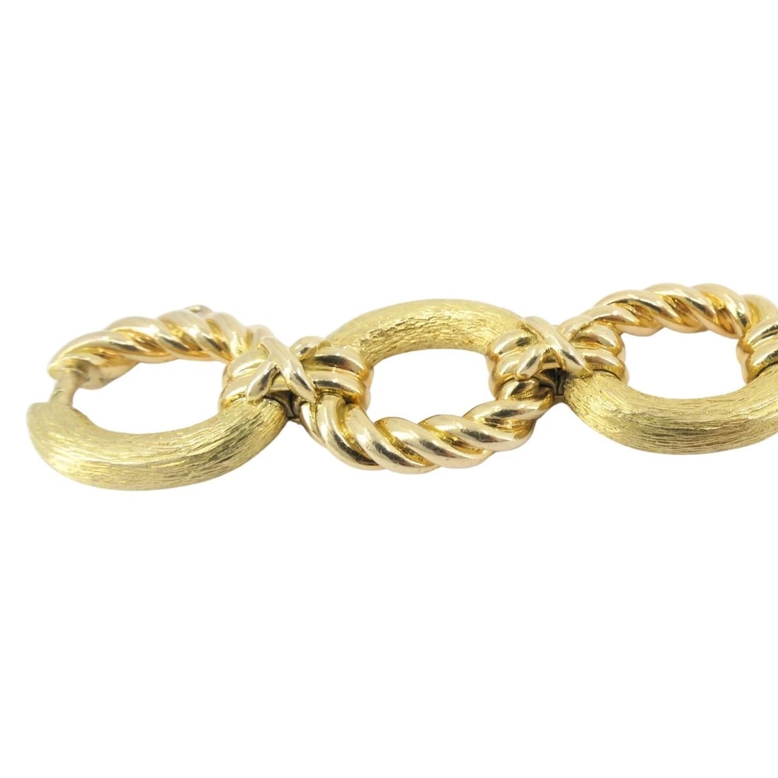 Vintage 18k Gold Tiffany & Co. Schlumberger Bracelet Rope Design - 10