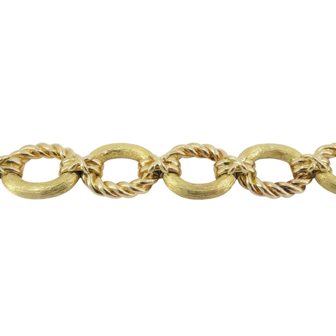 Vintage 18k Gold Tiffany & Co. Schlumberger Bracelet Rope Design - 9