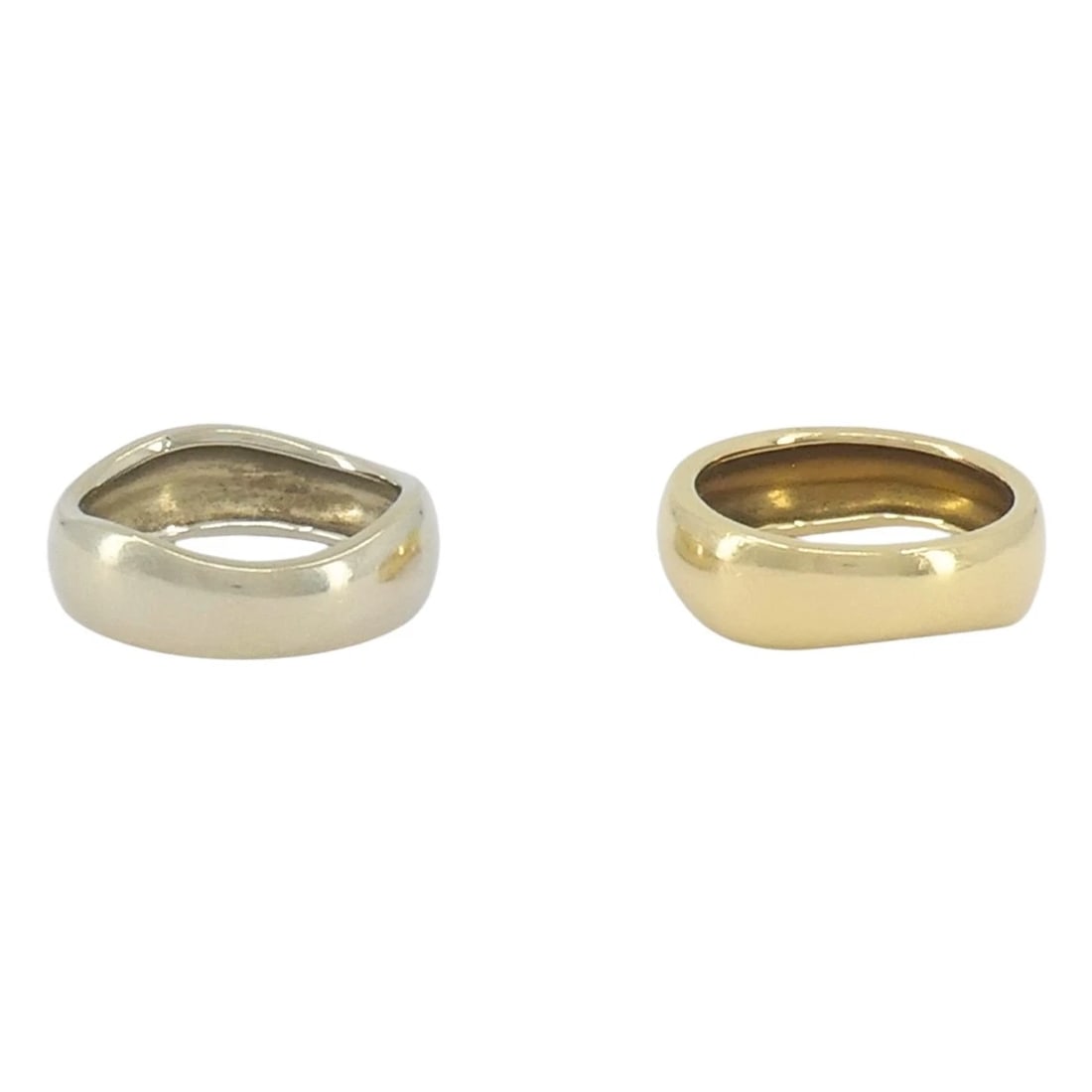 Vintage Cartier Love Me Band Ring Set 18k Gold - 6