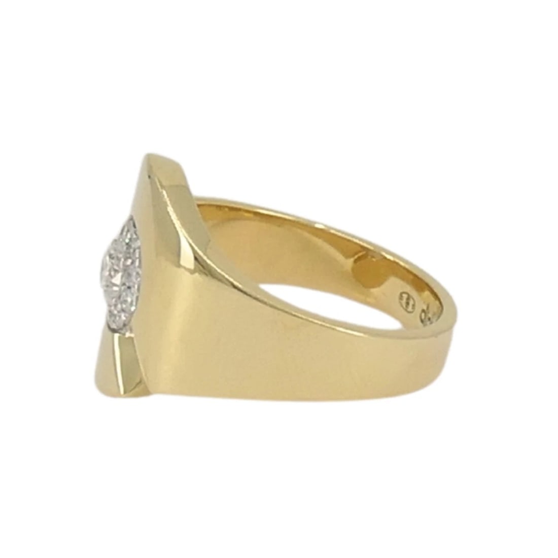 Dinh Van Menottes Ring 18k Gold Diamond - 3