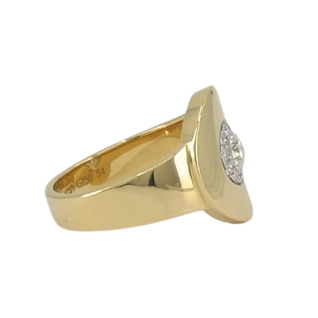 Dinh Van Menottes Ring 18k Gold Diamond - 4