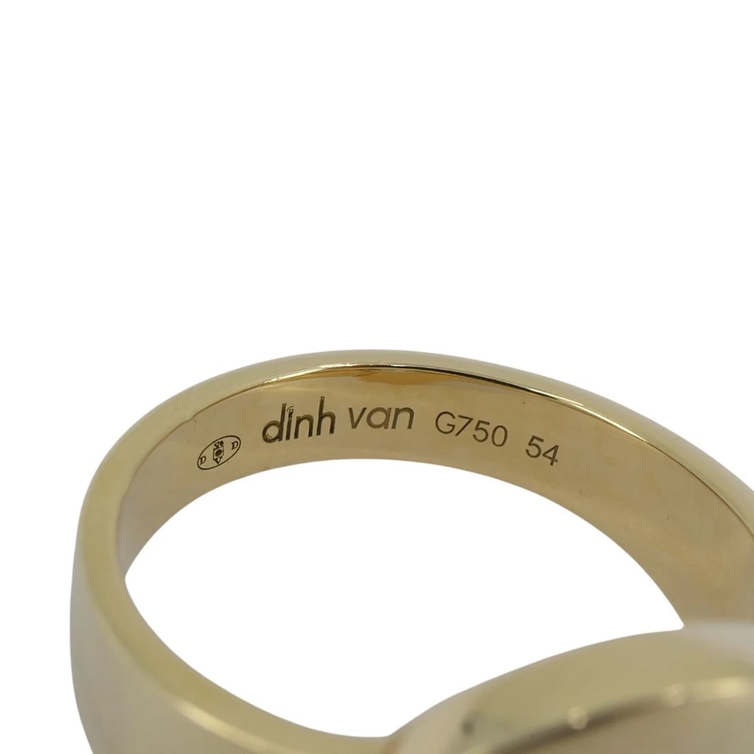 Dinh Van Menottes Ring 18k Gold Diamond - 7