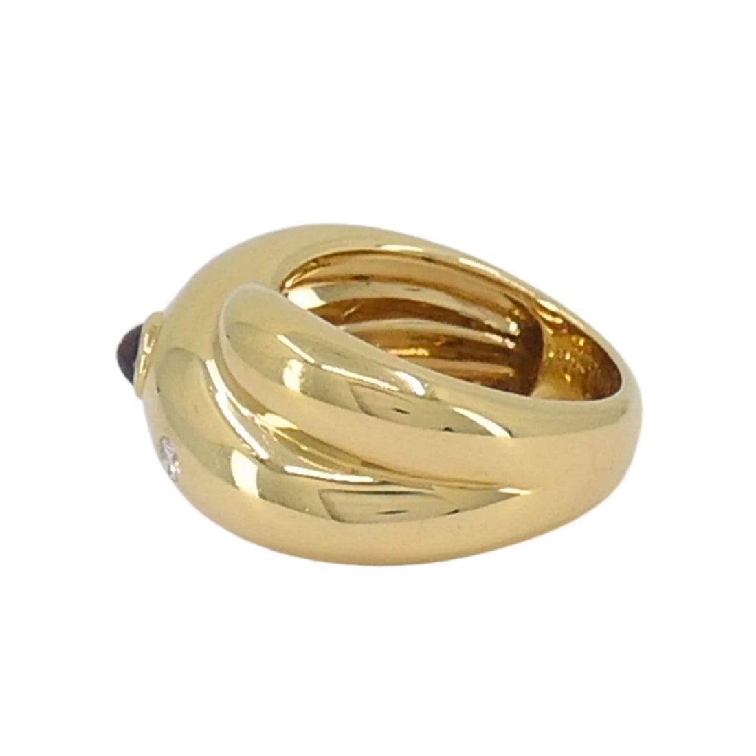 Vintage Cartier Ring 18k Gold Crossover Design - 5