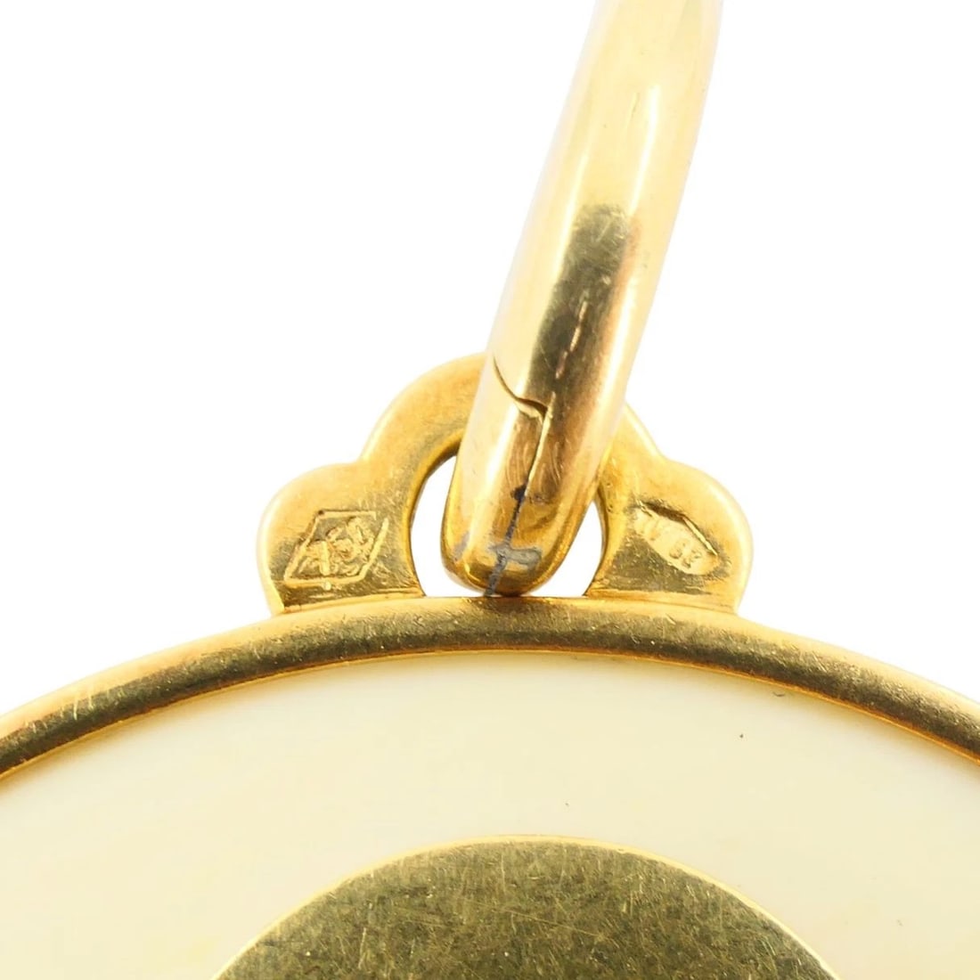 Vintage Bvlgari 18k Gold Bone Astrological Leo Pendant - 10