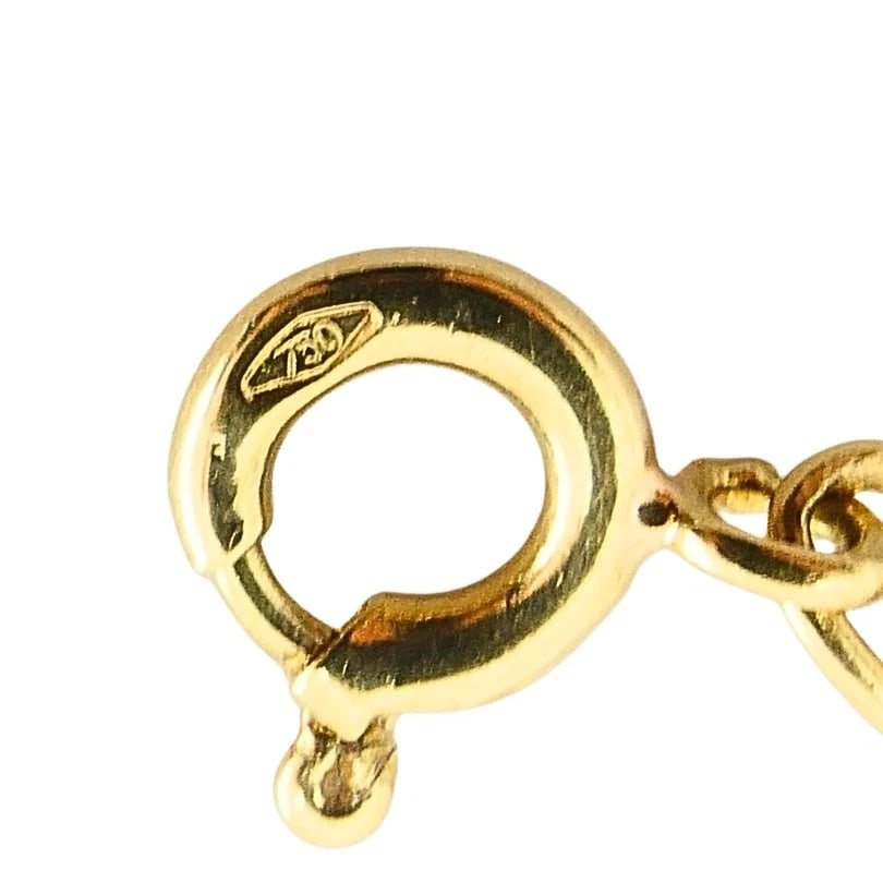 14k Diamond Pendant 18k Openwork Filigree Chain Necklace - 11