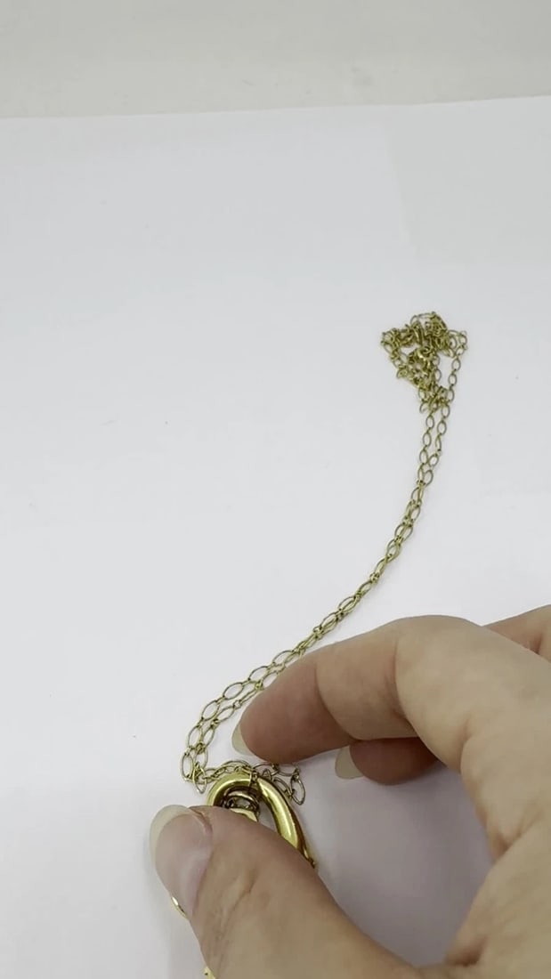 Tiffany & Co. Elsa Peretti Open Heart Key Pendant Necklace - 2