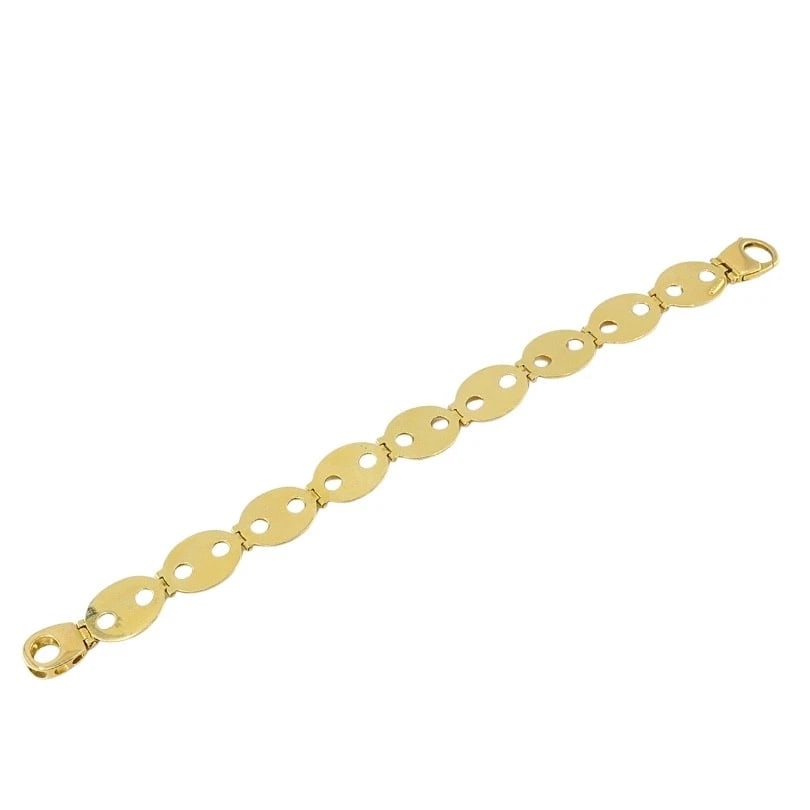 18k Yellow Gold Mariner Link Bracelet - 6