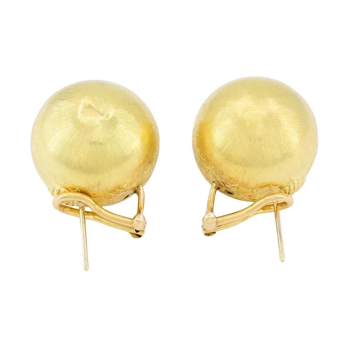 Vintage Buccellati 18k Gold Ball Earrings - 12