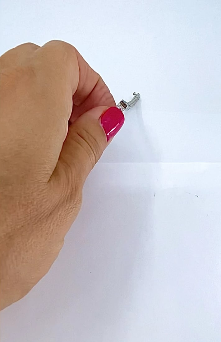 Vintage 14k White Gold Diamond Bracelet Estate Jewelry - 2