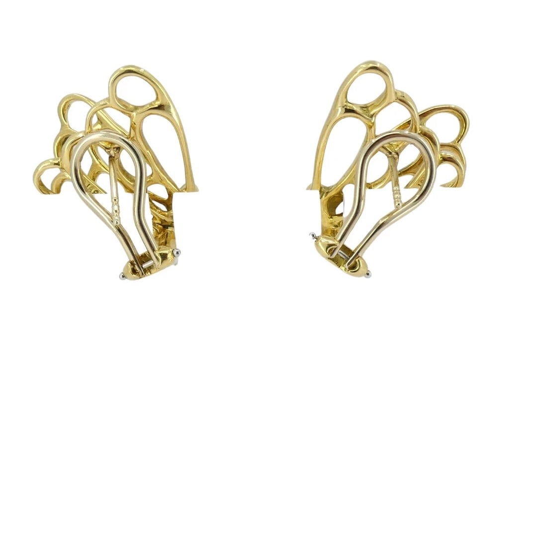 Angela Cummings 18k Gold Butterfly Earrings Vintage Designer Jewelry - 5