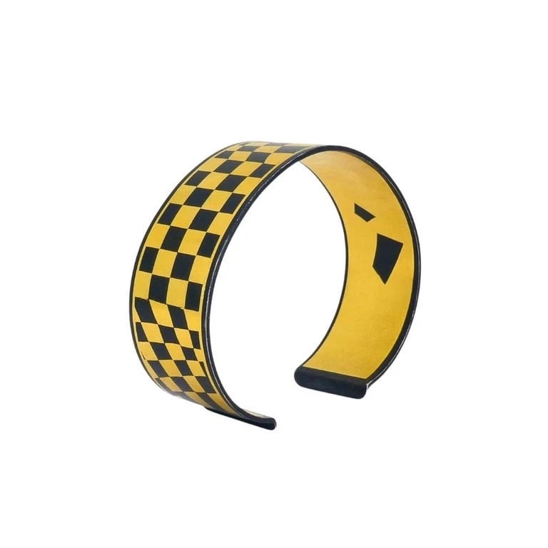 Vintage Tiffany & Co. Angela Cummings Damascene Gold Steel Lacquer Cuff Bangle - 13