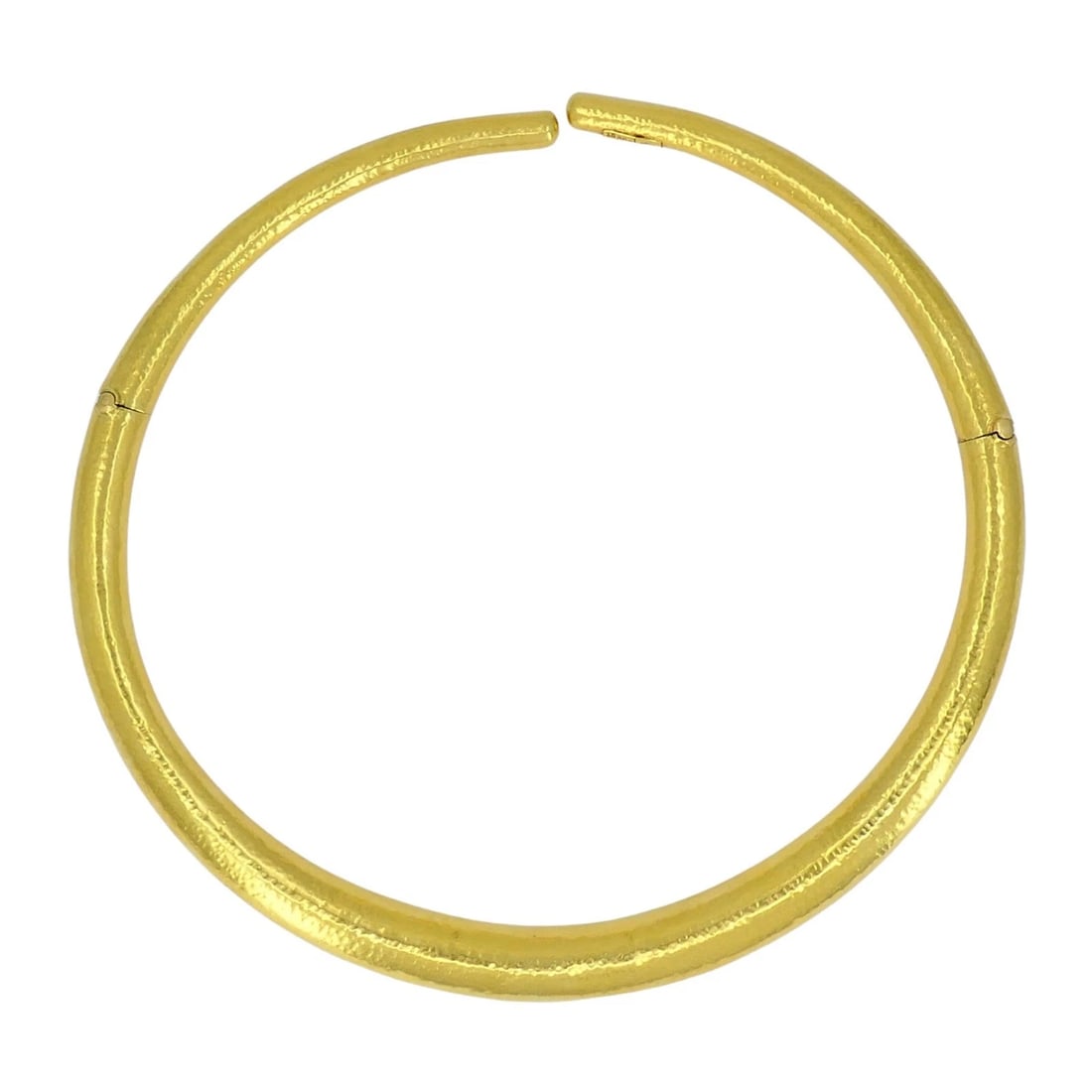 Vintage Lalaounis Greek 18k Hammered Gold Mechanical Collar Necklace - 3