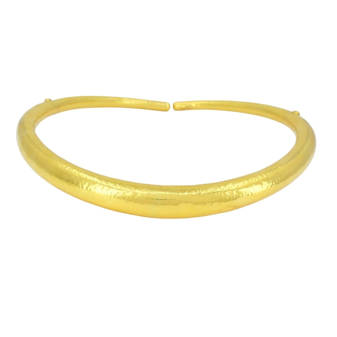 Vintage Lalaounis Greek 18k Hammered Gold Mechanical Collar Necklace - 4