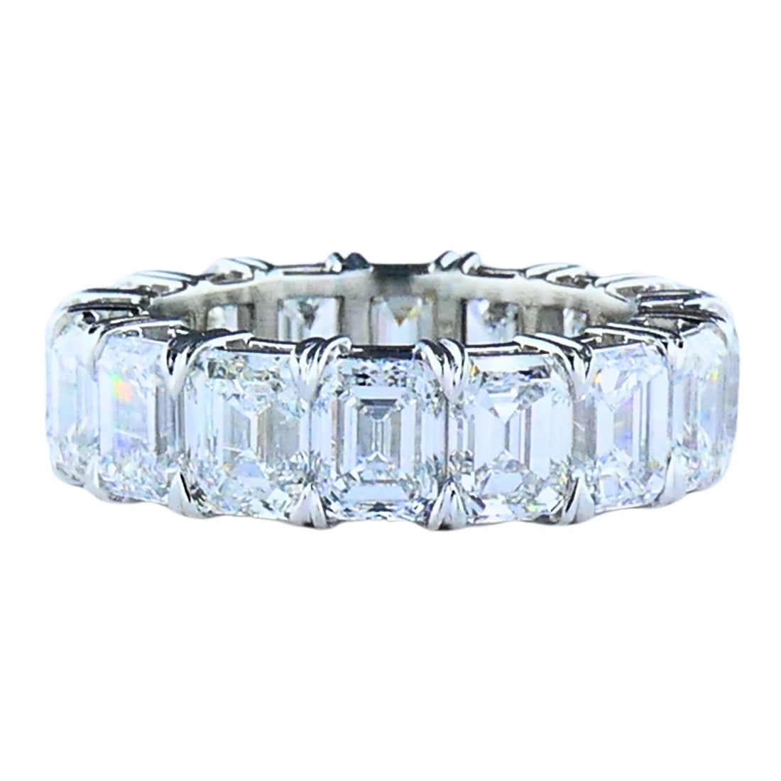 Roberto Coin Eternity BAND Platinum Emerald Cut Diamond GIA - 11.36 cts - 6