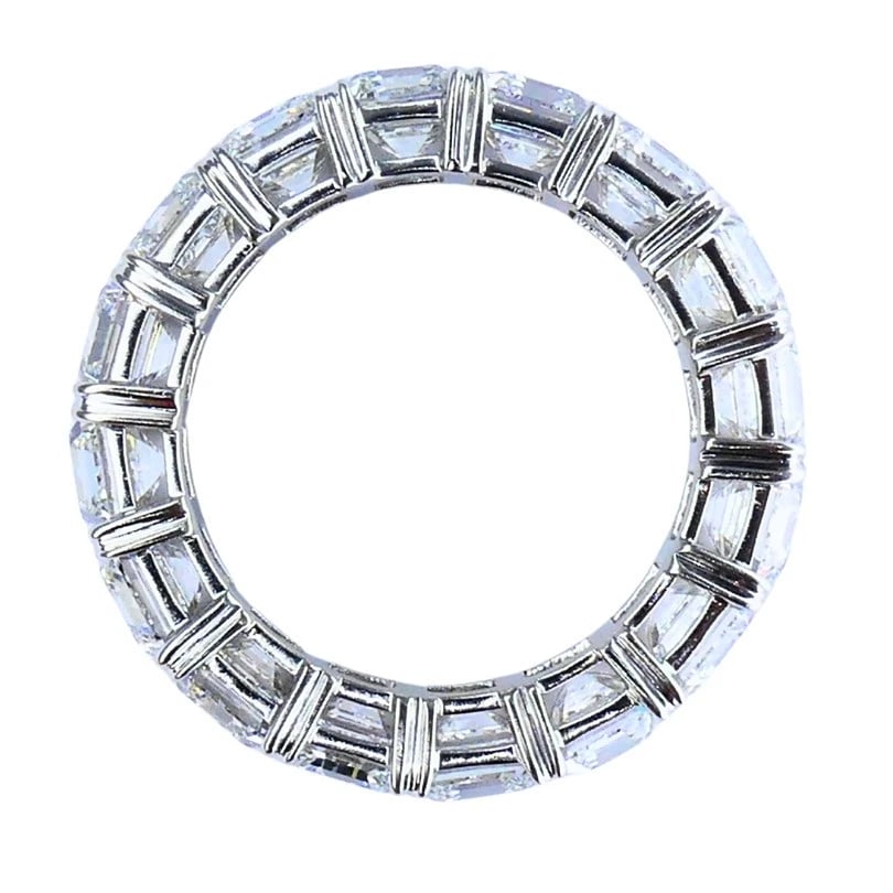 Roberto Coin Eternity BAND Platinum Emerald Cut Diamond GIA - 11.36 cts - 7