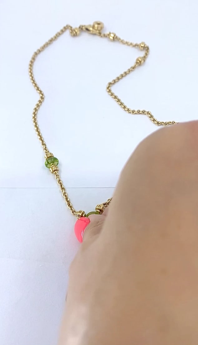 Bvlgari Bulgari 88 Club 18K Gold Amethyst Peridot Necklace - 2