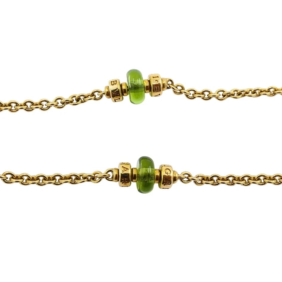 Bvlgari Bulgari 88 Club 18K Gold Amethyst Peridot Necklace - 8