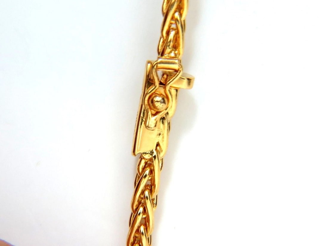 .75CT ROUND BRILLIANT DIAMONDS DANGLING BOLO TIE FORM NECKLACE 18KT G/VS 10216** - 4