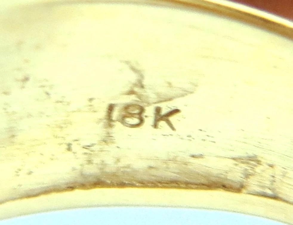 1.50 Carat Natural Ruby Diamonds Ring Flower 18 Karat 41004** - 5