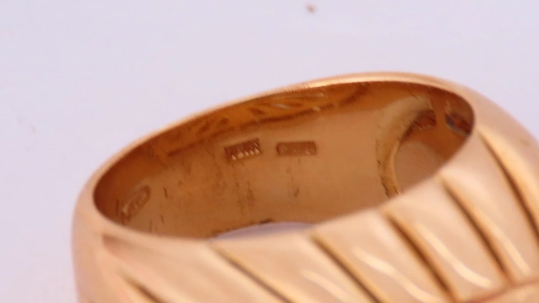 1ct natural diamonds high rise square cluster bead set ring 18kt gold 12232 - 7