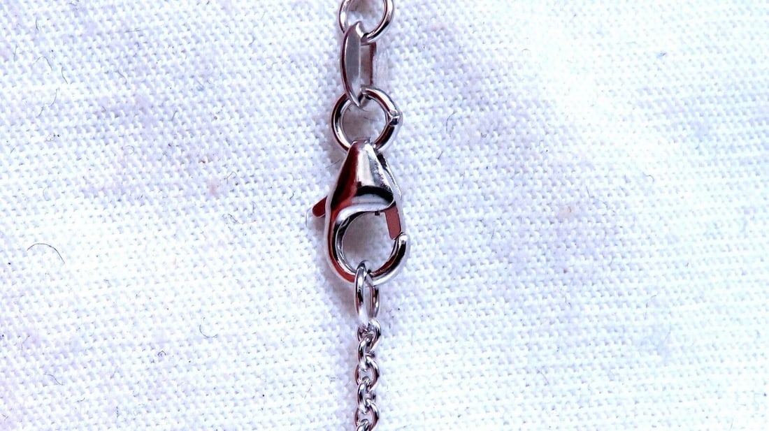 2.15ct Tanzanite Necklace 14kt Gold Trillian 18 inch Necklace** - 4