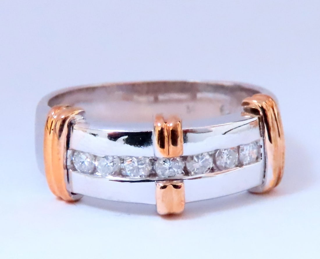 .40ct Natural Diamonds TriBar Shoulder Band 14kt 12638: Title:.40ct Natural Diamonds TriBar Shoulder Band 14kt 12638 Description:.40ct Natural Diamonds TriBar Shoulder Band 14kt 12638 $850.00 PRODUCT DESCRIPTION .40ct Natural Diamonds Band. Channel set ro