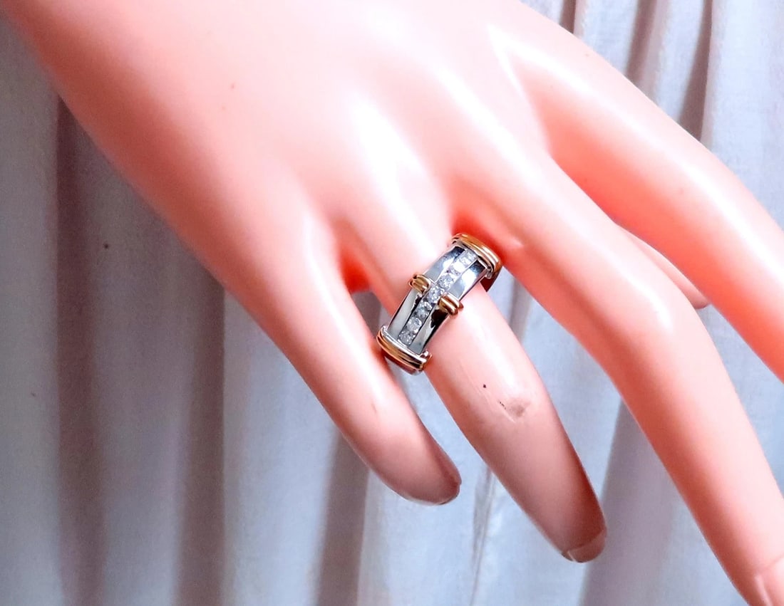 .40ct Natural Diamonds TriBar Shoulder Band 14kt 12638 - 5