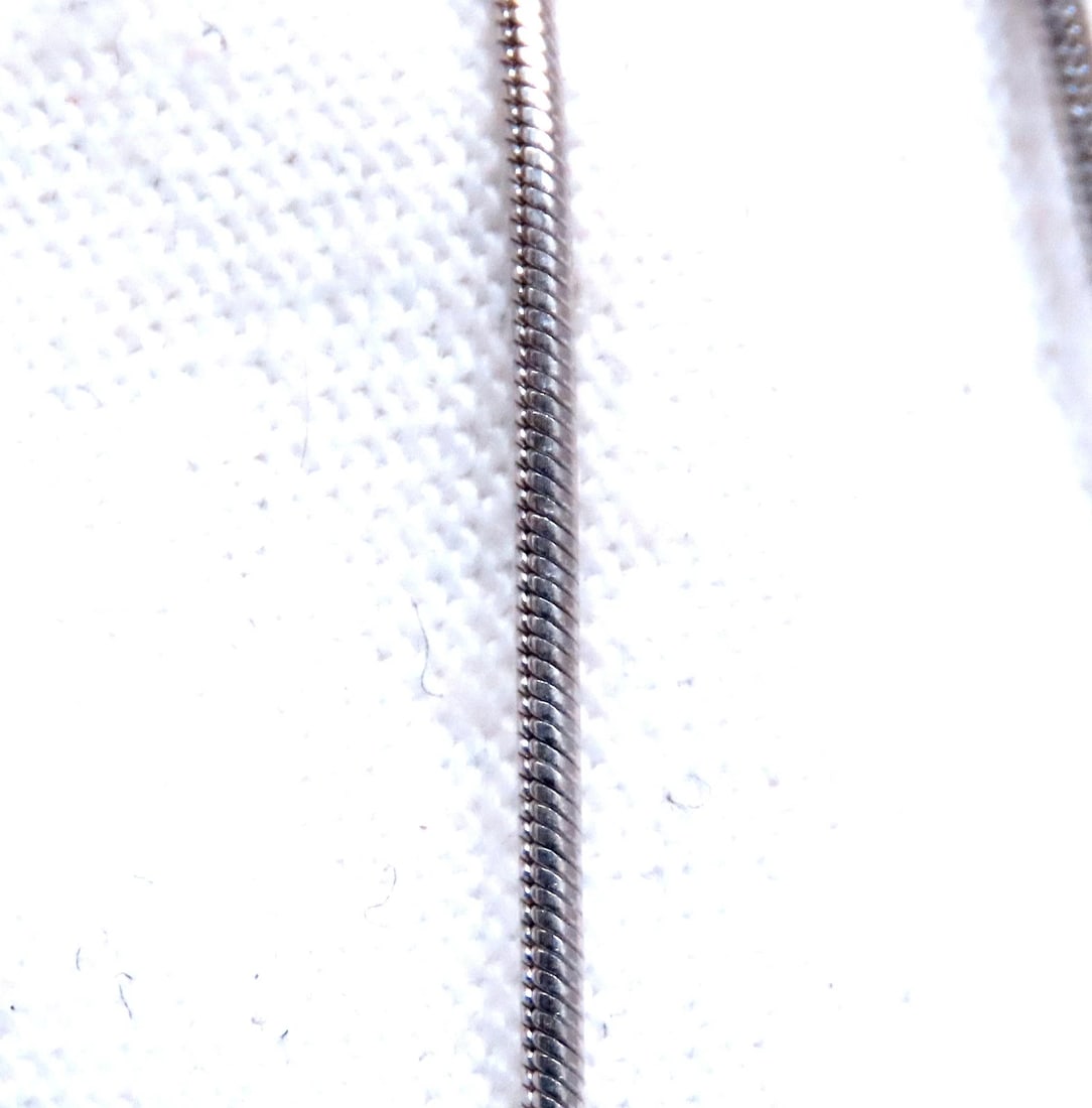 Three Drop Natural Diamonds Pendant Necklace 14kt 12517** - 3