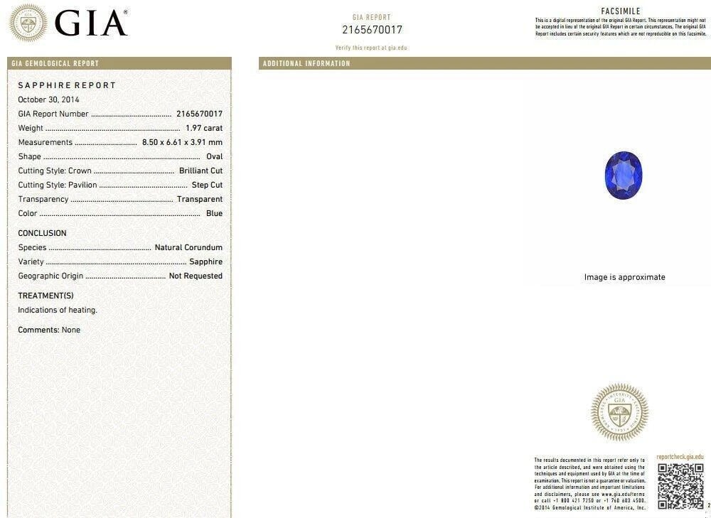 GIA 3.67CT Natural Vivid Royal Blue Diamonds Ring Cluster 18KT Gold 12212 - 4