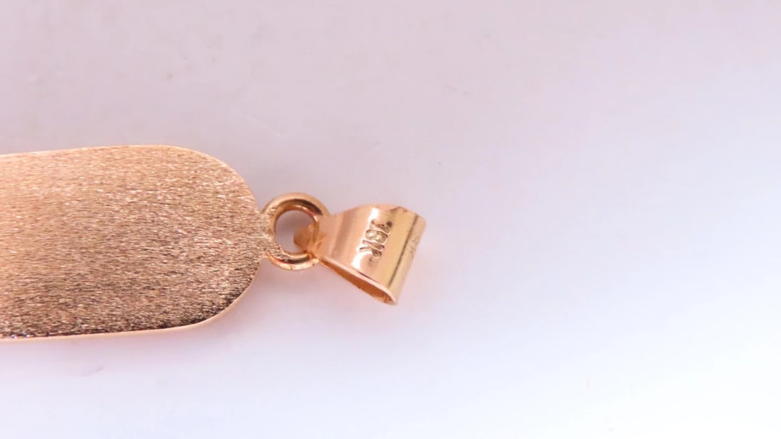 Egyptian Hieroglyphic Name Peridot 18kt 12509** - 3