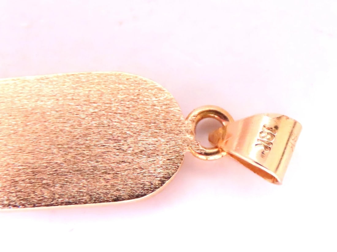 Egyptian Hieroglyphic Name Peridot 18kt 12509** - 5