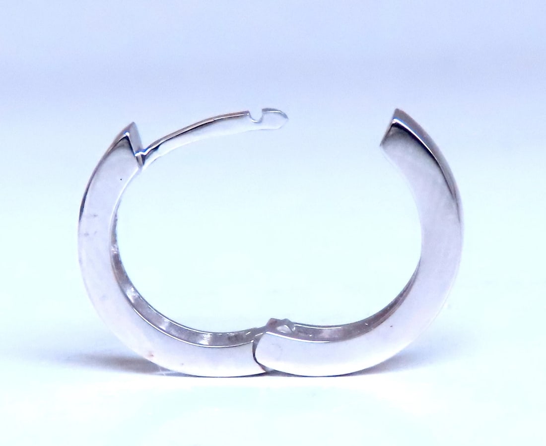 .50ct Natural Baguette Diamond Hoop Earrings 14kt 12497** - 3