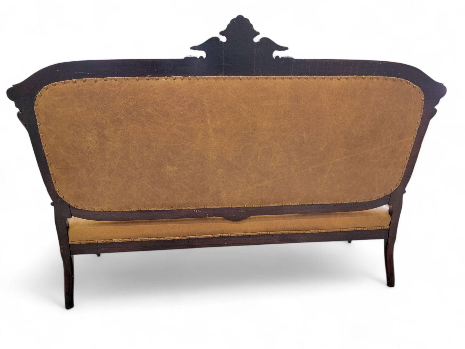 Antique French Regency Style Rosewood Parlor Set Newly Reupholstered - 4 - 8