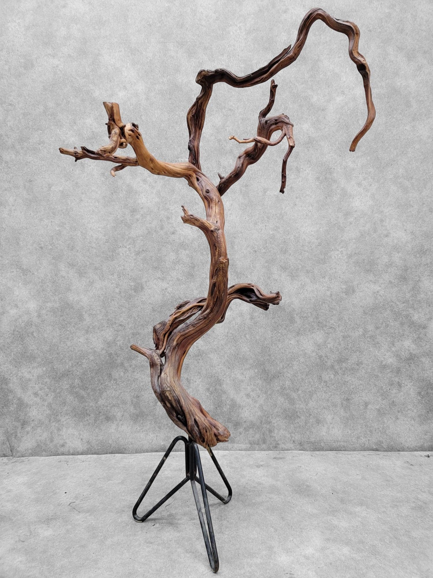 Mid Century Natural Teak Rood Floor Statue - 2