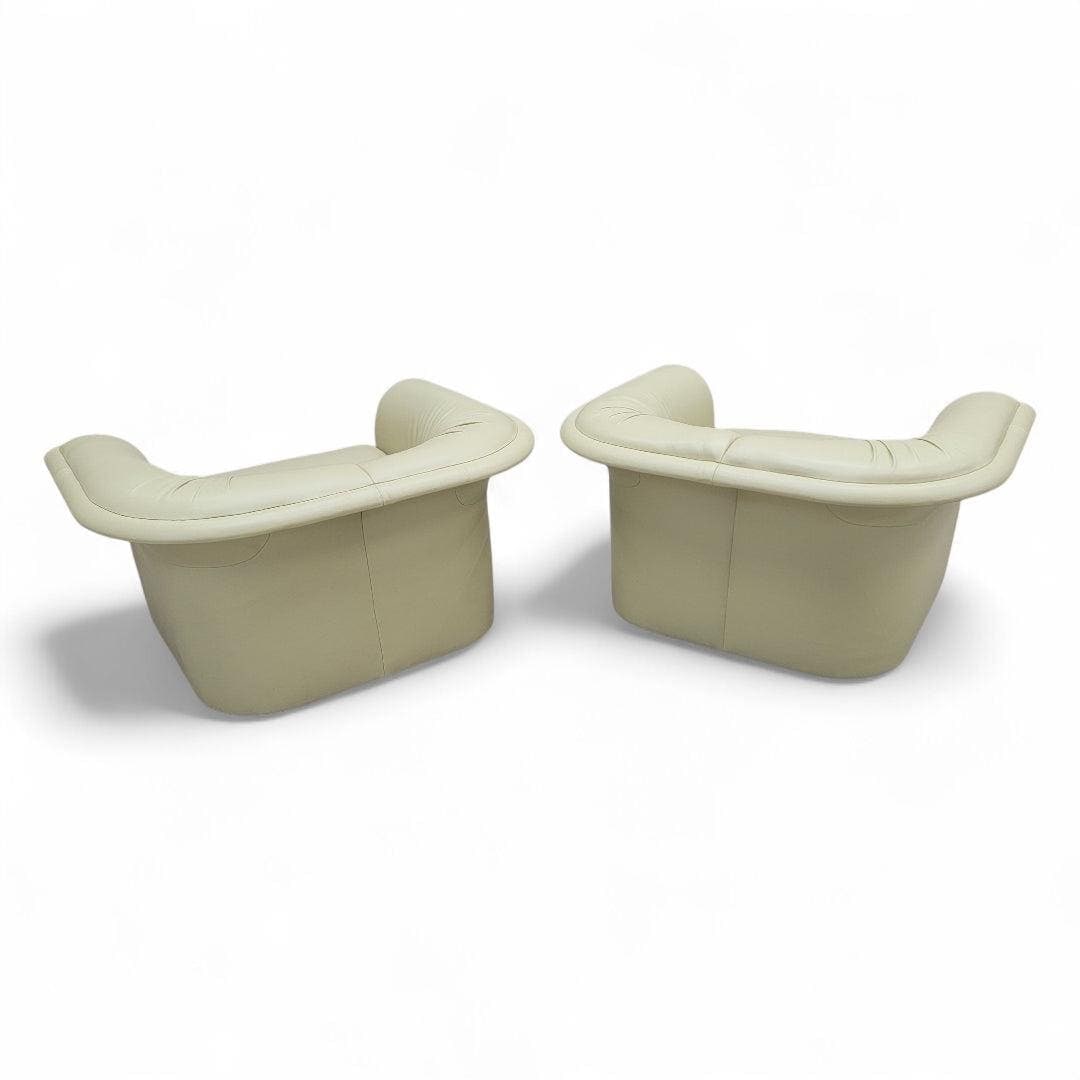 MCM Oversized Flare Arm Lounge Chairs for Dunbar Newly Reupholstered - Pair - 4