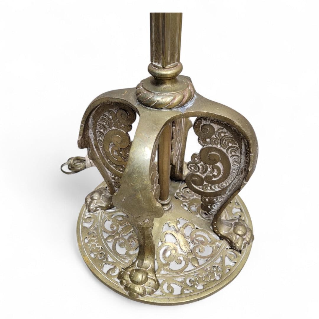 Antique Art Deco Oscar Bruno Bach Figural Floor Lamps - Pair - 6