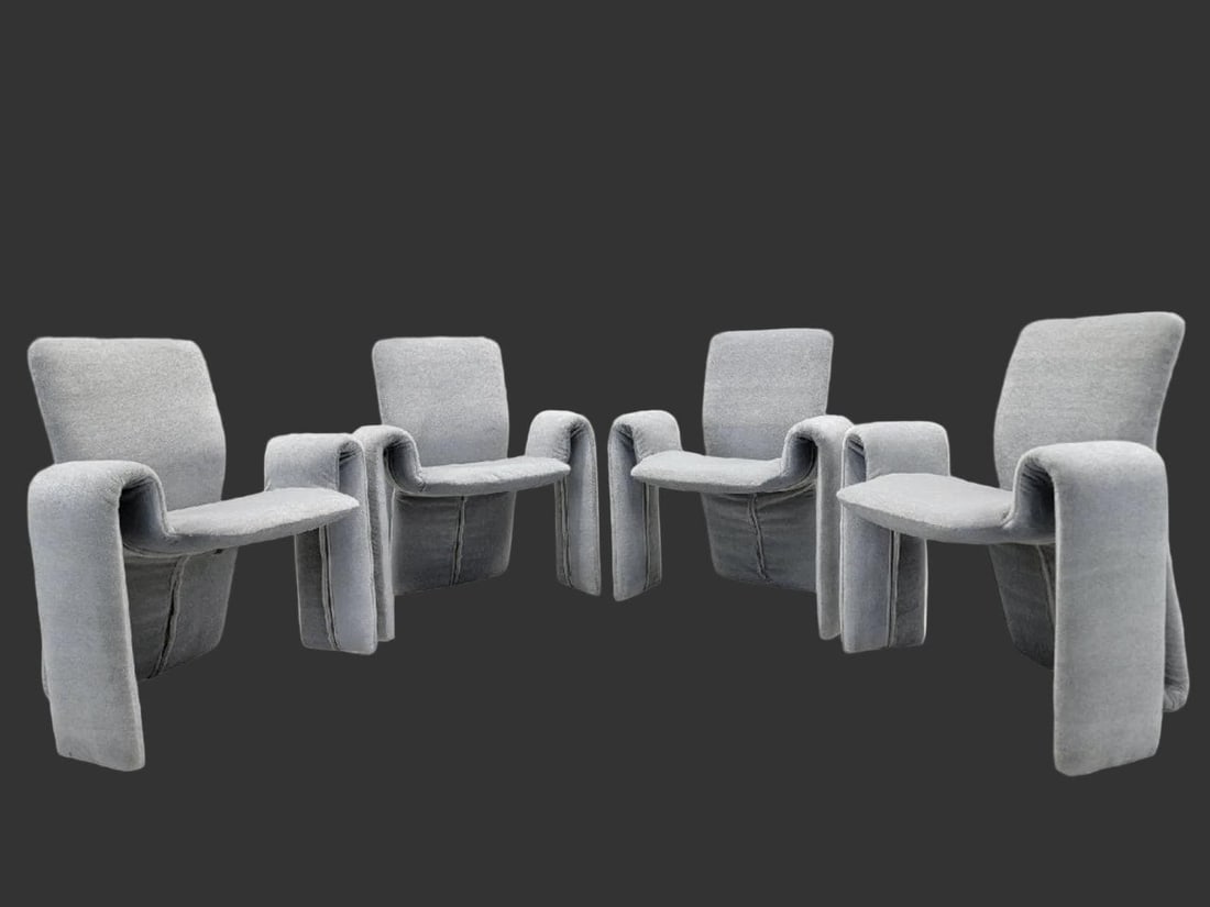 Postmodern Dining Chairs Newly Reupholstered by Steve Leonard - 4 (1 of 8)