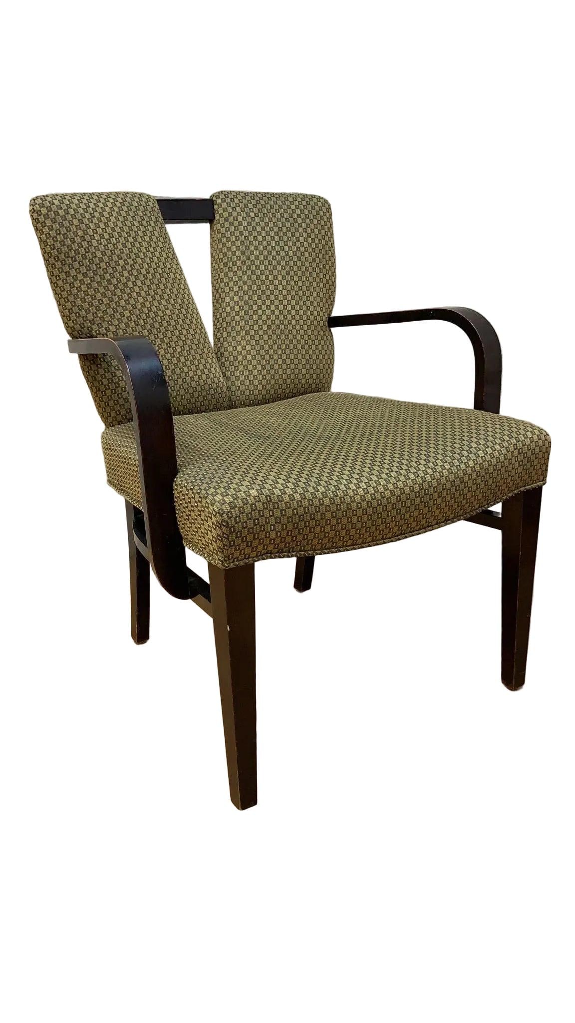 Art Deco Mahogany & Cork Dining Set by Johnson Furniture - 10