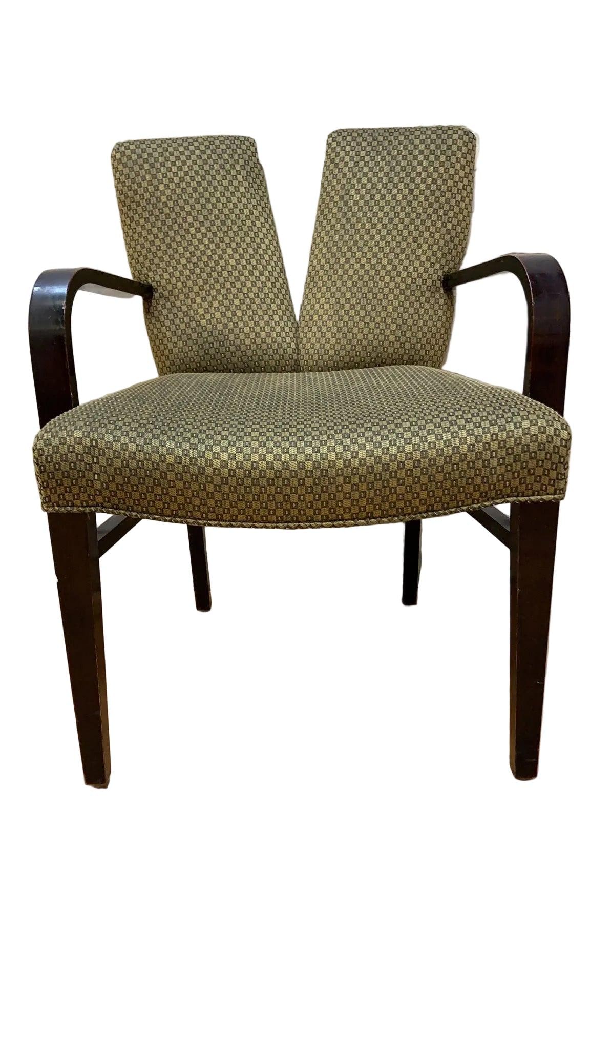 Art Deco Mahogany & Cork Dining Set by Johnson Furniture - 9