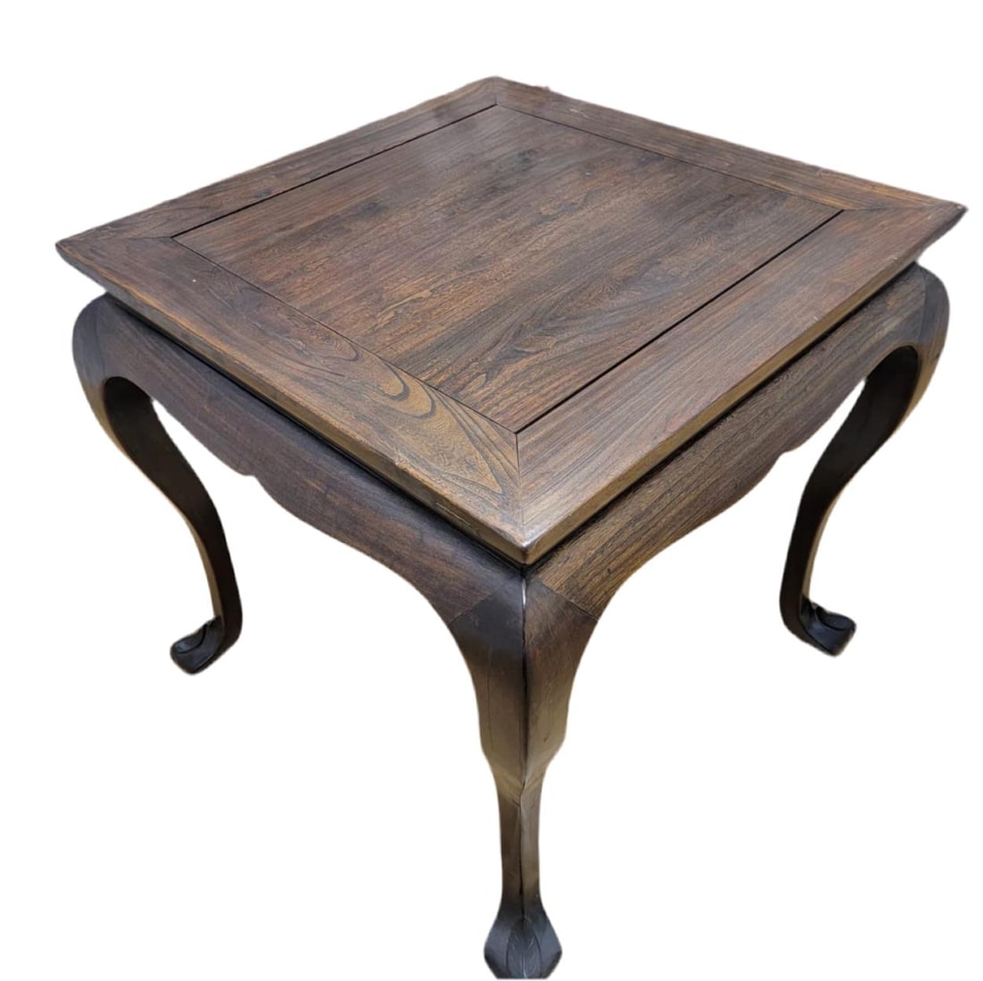 Vintage Chinese Elm Side Table - 4