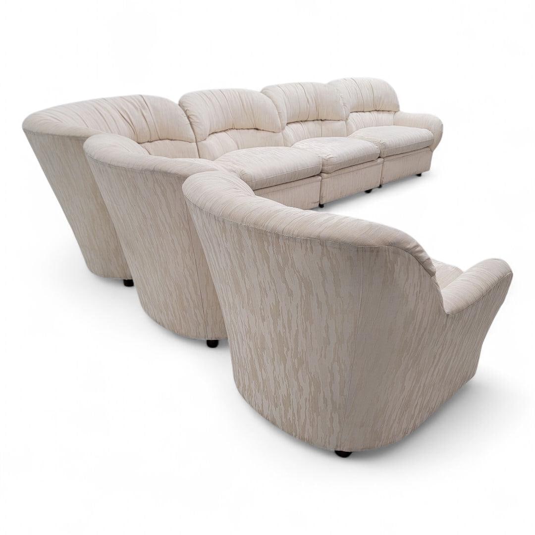 Postmodern 6 Piece Modular Section Sofa by Drexel - 10