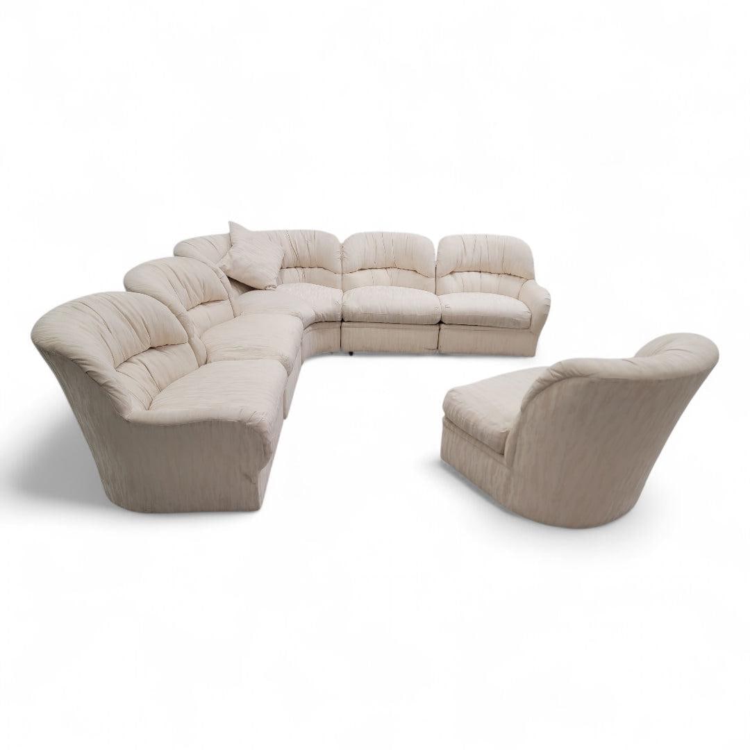 Postmodern 6 Piece Modular Section Sofa by Drexel - 3
