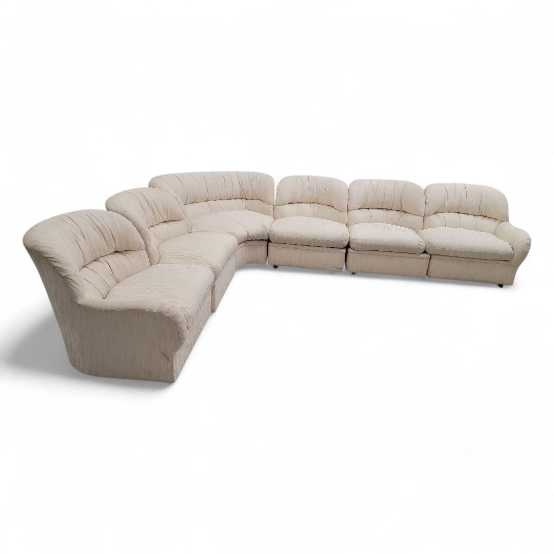 Postmodern 6 Piece Modular Section Sofa by Drexel - 6