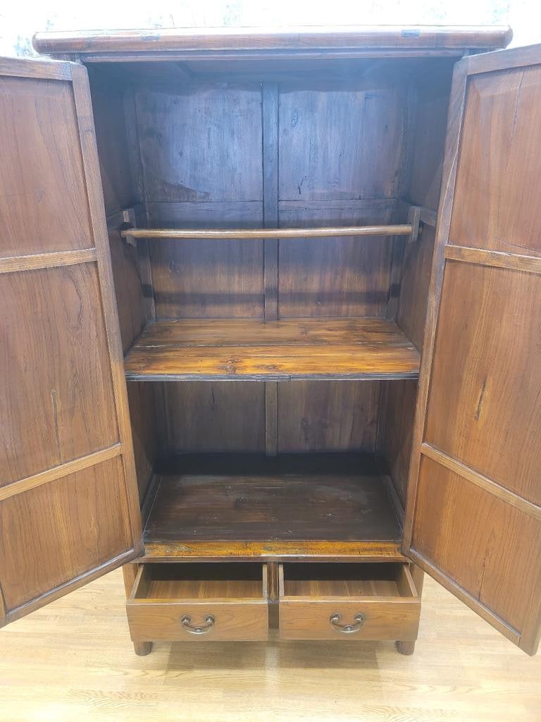 Antique Shanxi Province Elm Storage Cabinet - 8