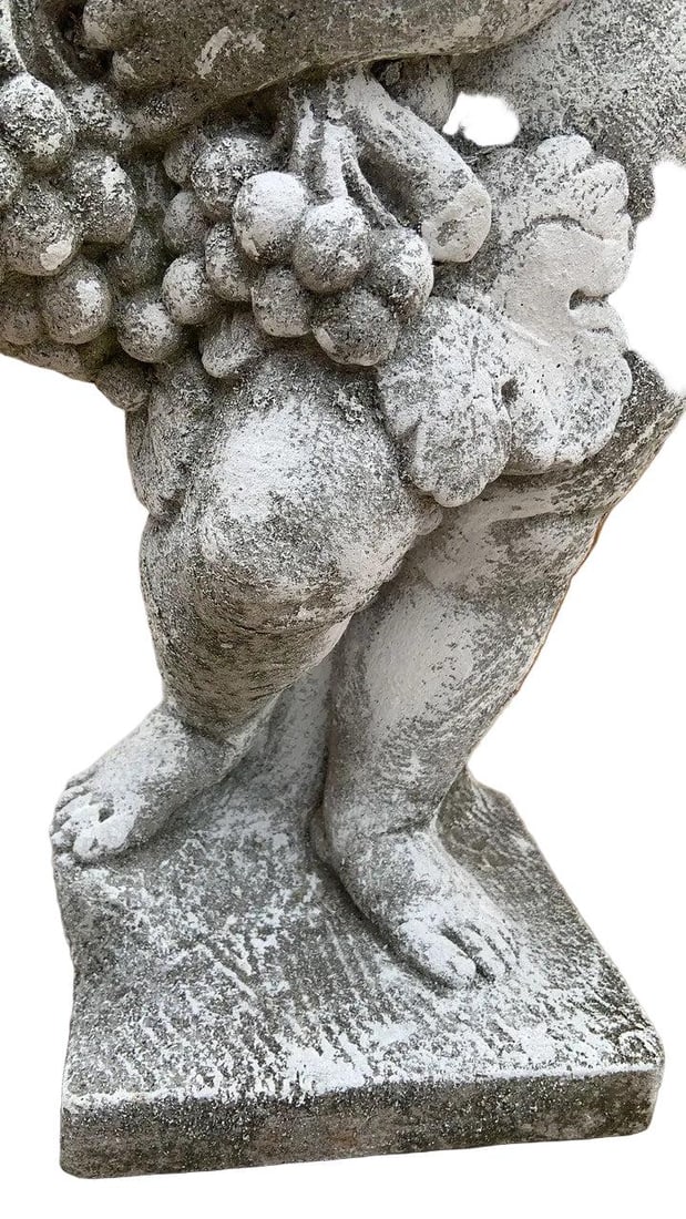 Vintage Neoclassical Style Cherub/Putti Garden Statue - 5