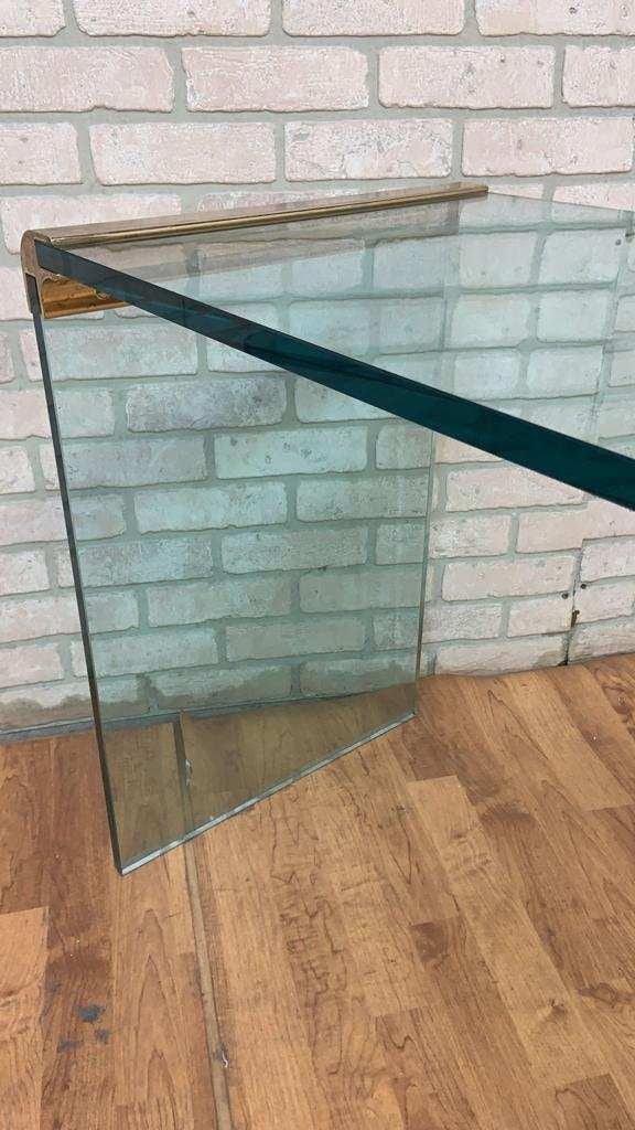 Mid Century Modern Waterfall Coffee Table and Console Table by Leon Rosen for Pace Collection - Set - 7