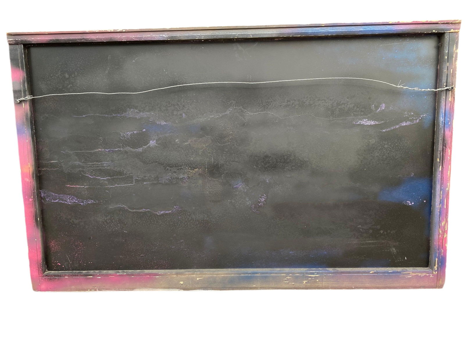 Vintage Abstract Mixed Media Glass Hanging Wall Art Signed by Mark Narens - 2