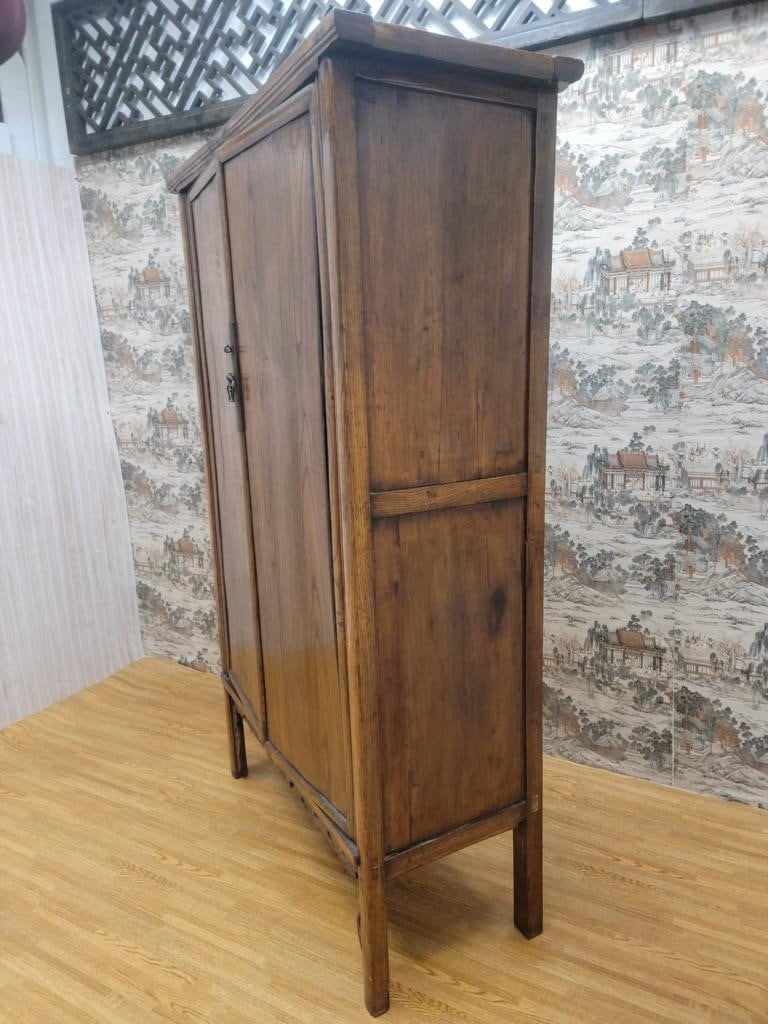 Antique Shanxi Province Armoire Highboy Storage Cabinet - 10